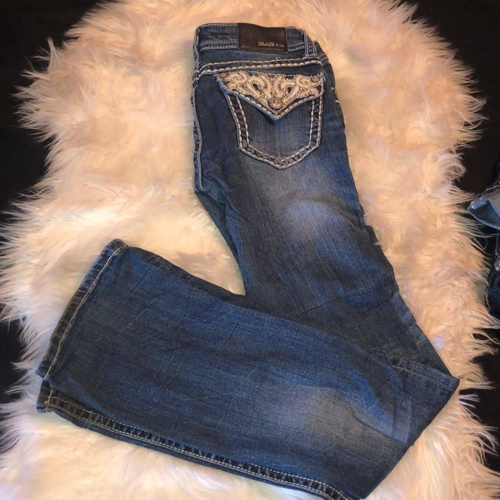 Grace in LA boot cut jeans